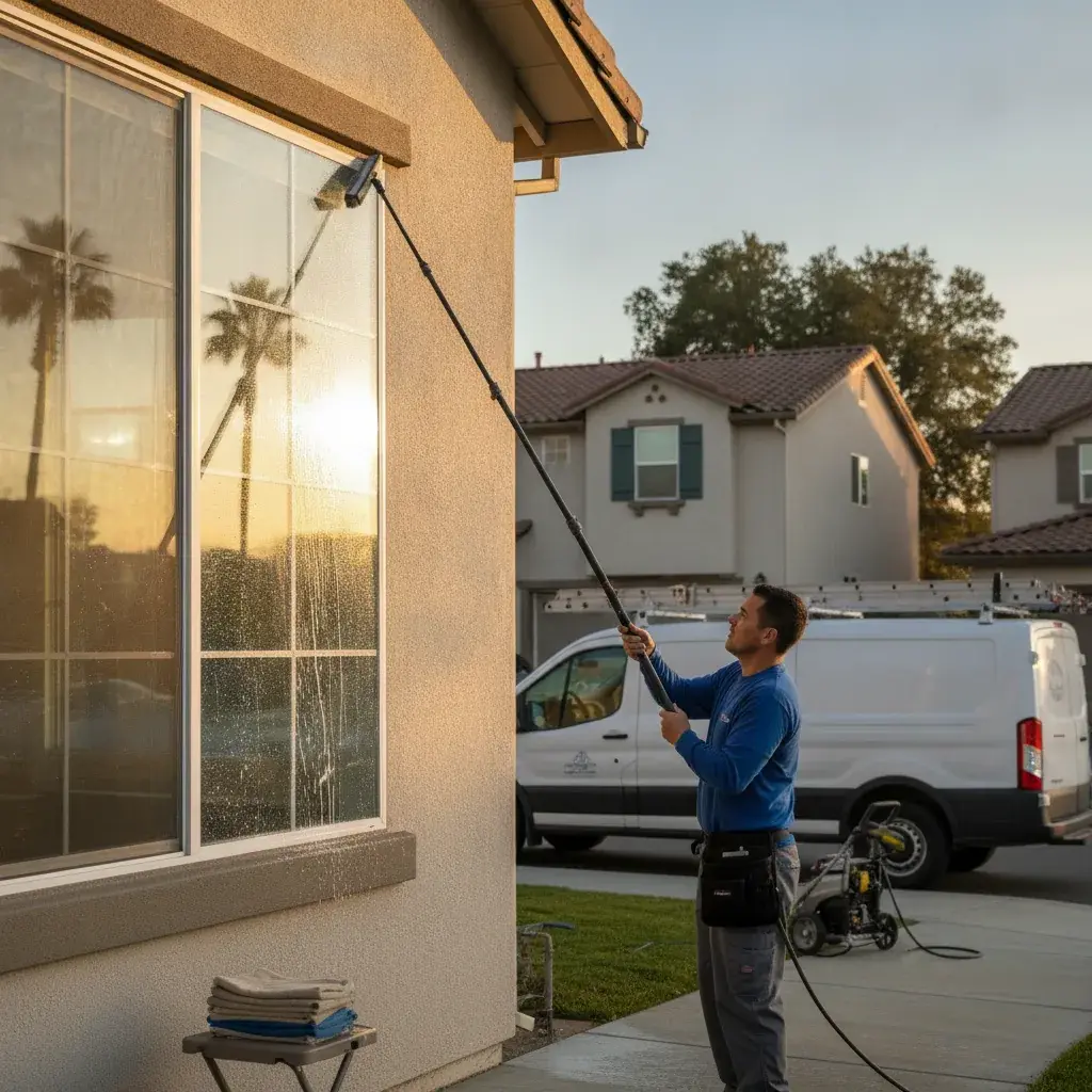 Interior Window Cleaning in Sacramento, California